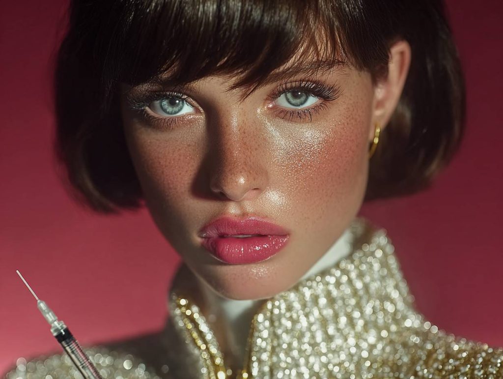 Professional aesthetic nurse injector holding a treatment syringe, representing expert anatomical knowledge for the best botox injections in Beverly Hills.