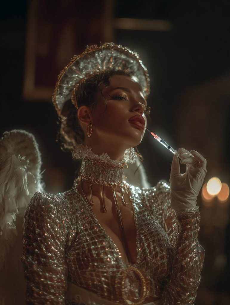 An ethereal representation of the luxury Botox experience, highlighting the art of prejuvenation and cosmetic injectable excellence.