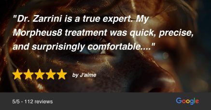 Google image review for Morpheus8 treatment in Beverly Hills